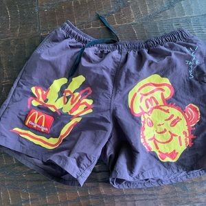 Travis Scott Cactus Jack X McDonald’s Colab Shorts Size Large